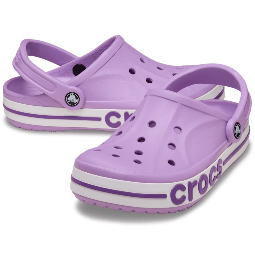 CROCS Purple Sandals with Ventilation and Pivoting Heel Strap - Picture 5 of 9